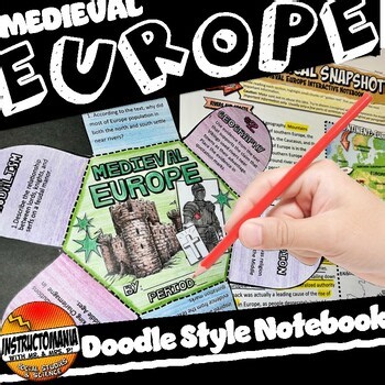 Medieval Times Europe Middle Ages Reading Worksheet Folding Project Activity