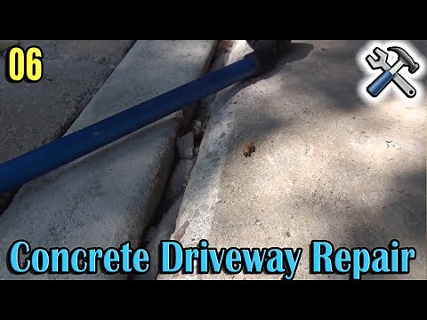 Concrete Driveway Repair - 06 - Edge Grinding