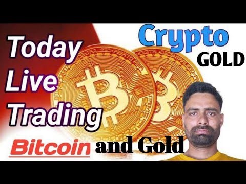 Today Crypto and Gold Live Trading #techovernment