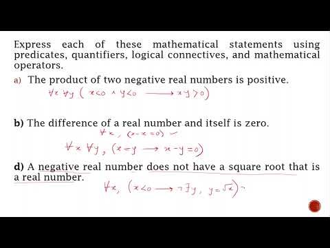 Predicate and Quantifiers 7