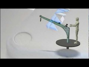 Davit to lower dinghies