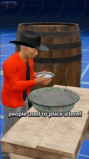 How does a water clock work⏳#clock #time #water