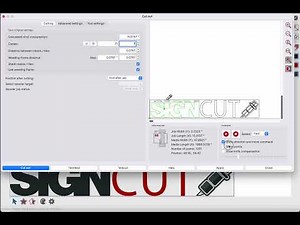 Previewing cut-out in SignCut Pro 2
