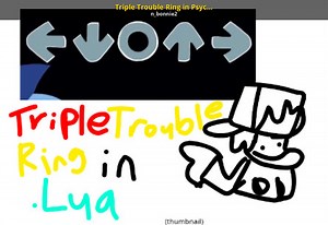 Triple Trouble Ring in Psych Engine .lua Mod for Friday Night Funkin' | FNF Mods