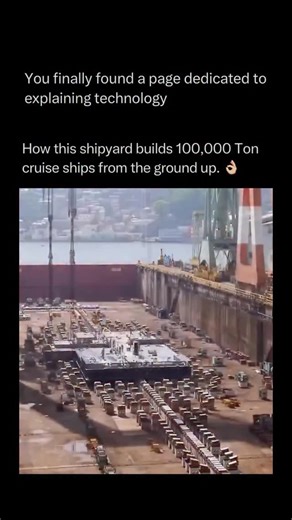 Technology Explained | Follow @explaining.tech to learn everything about technology one post at a time 🧠⚙️ Building a 100,000-ton cruise ship isn’t... | Instagram