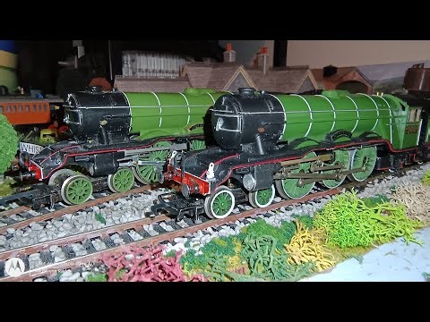 Customised Tri-Ang Hornby A3s. #modeltrains #hornby #modelrailway