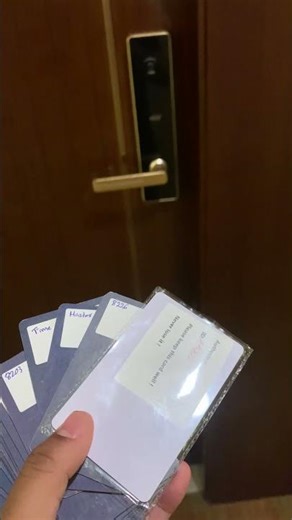 Type of card that need for set up Hotel smart lock system #hotelmanagment
