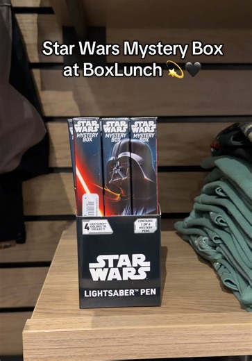 May the notes be with you!!📝🫸🏼✨ These mystery lightsaber pens from BoxLunch are actually so fun 🤩…follow for more magical finds🥰🫶🏼 #disney #starwars #darthvader #mysterybox #collection