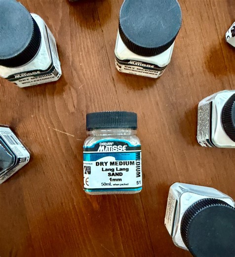 Derivan Matisse Dry Medium Sand 1mm, 50ml Acrylic Paint Additive Microscope Sample - Etsy