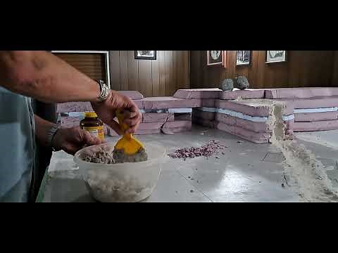 Making sculptamold for my mountains