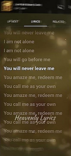 I Am Not Alone - Kari Jobe