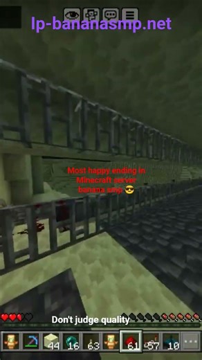 best Minecraft server with IP and port #shorts #banana #media