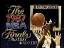 NBA on CBS - 1987 NBA Finals Game 4 finish