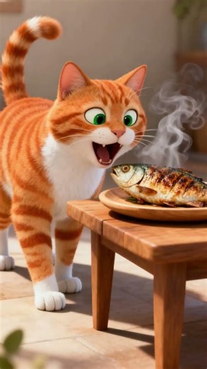 CAT IN A DUCK TRAP #tmproduction #tmproductionasim #cartoon #shorts #shopping #fyp