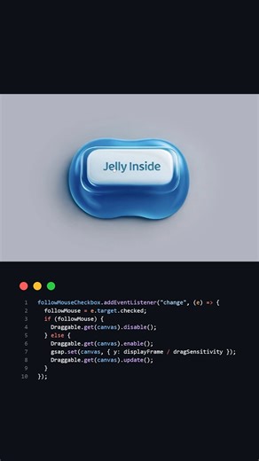 Code with Bhurtel on Instagram: "Squishy Button Using JavaScript! #coding #javascrıpt #htmlcss #computerscience"