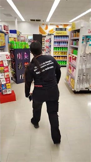 pressed by a Walgreens employee