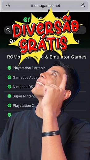 Como jogar jogos clássicos de qualquer vídeo game grátis. Com o site emugames você baixa emulador