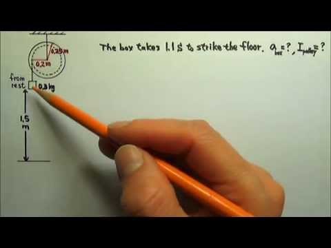 AP Physics 1: Rotation 21: Newton's Second Law for Rotation: Problem 3: Pulley with Mass