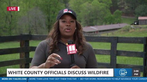 White County officials address Buzzard Mountain fire