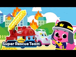 Pinkfong Super Rescue Team | Car Town | Toy Show | Pinkfong Car Videos for Children