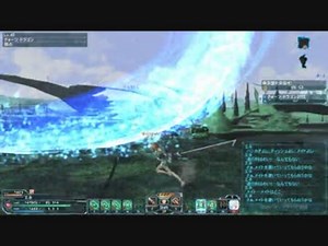 PSO2 Lv40ハンター(ソード)でクォーツ・ドラゴンHard