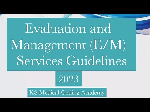 Evaluation and Management (E/M) \rServices Guidelines 2023 | Part 1