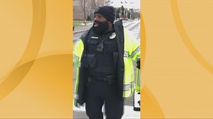 Dancing Cleveland Clinic officer brings smiles to caregivers and visitors: See him in action