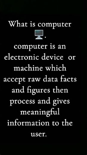 easy definition of computer #computereducation #computerzone #computer