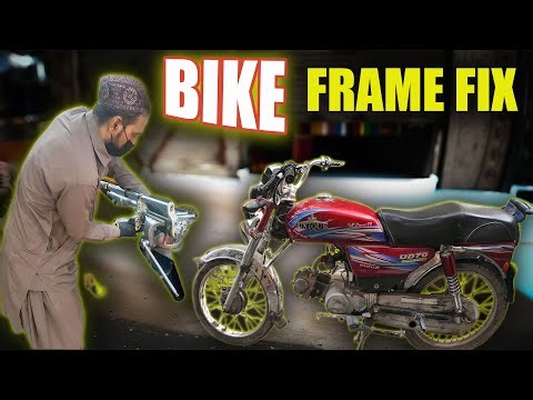 Bike Frame Repair -Ustad Ka Kamal || Full Fixing Process