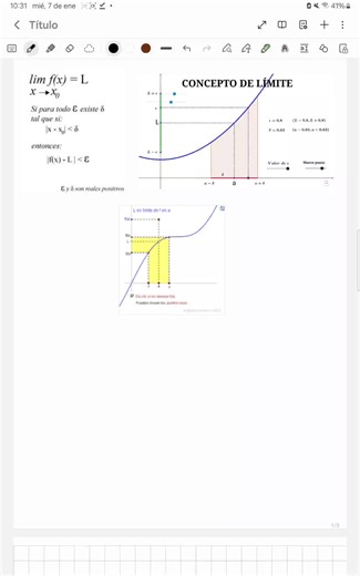 Definición formal de límite. #matematicas #calcu#utp#up #ingenieria