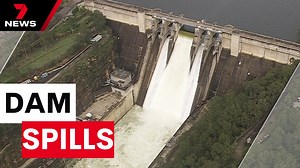 6.8K views · 33 reactions | Residents downriver from Warragamba Dam are keeping an eagle eye on water levels, fearing they could be cut off yet again. After days of heavy rain the dam spilled over early on Sunday morning. 7NEWS at 6pm. #warragambadam #7NEWS | 7NEWS Sydney | Facebook