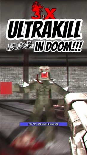 WE HAVE ULTRAKILL WEAPONS and MAPS (And some enemies ) in DOOM now!