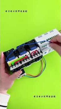 Star-delta step-down starting is that simple, one network cable does it all. #LearnElectrics