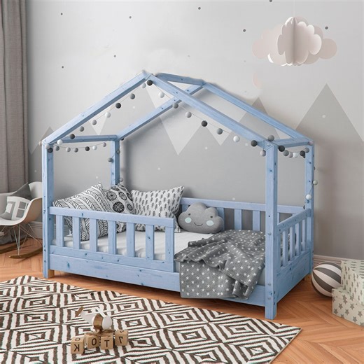 Montessori House Bed PDF Plan: Toddler Crib Size DIY Project (52x27.5 In) - Etsy