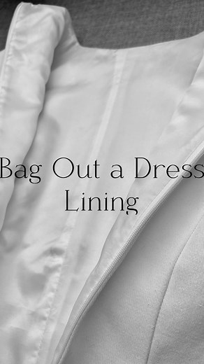 Alessia Nielsen on Instagram: "Even though the bagging out technique can seem confusing at first, you’ll start to love it once you try it a few times. ✂️👗 I often use this method when my fabric is too thick to pull through the shoulder. 🥰 #sewingtips #sewingproject #sewing #sewingpattern #sewinglove #baggingout #diyfashion # #patterndesign"