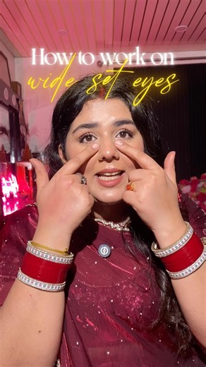 Working on Wide set eyes - makeup for wide set eyes 👀