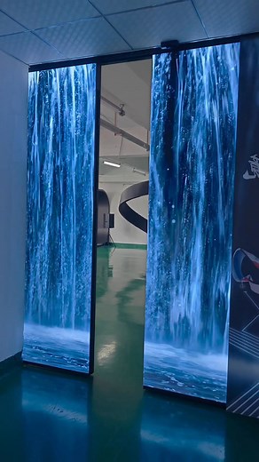 1.7K views · 12 reactions | waterfall led screen display wall #waterfall #bar #leddisplay #billboard #party #resolution #design #panel #electronic #light #ledbillboard #stage #screen #ledtv #ledwall #ledsign #display #wall #ledscreen #sign #pantallaLED #led | Led Screen Display Factory | Facebook