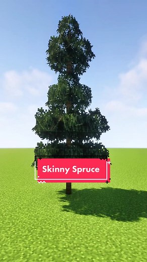 Creative Minecraft Mini Spruce Tree Idea