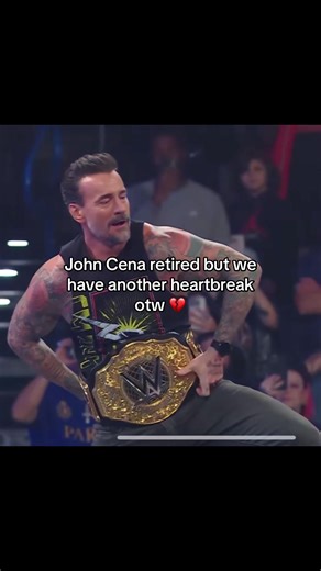 Im not ready 🥲💔 #fyp #wweedit #cmpunk #cmpunkwwe #wwetiktok | John Cena