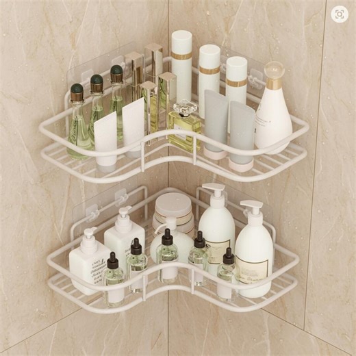1 PCS Stainless Steel Corner Shower Shelf, Rust Proof Wall Mounted Shower Caddy, Bathroom Organizer, Space Saving Bathroom Storage Rack - Etsy