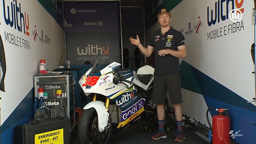 Safety is vital not only in every motorsport, but also in #MotoE ⚡️ How does it work in the electric class? 🤔 Find out with Bradley Smith thanks to Allianz! 📽️ | MotoGP