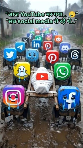 “💔 YouTube की मौत 😢 Instagram, WhatsApp सब रो रहे थे!.....