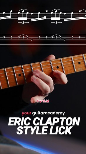 Clapton loves to use this repeating, speedy, bluesy lick. It's easy to learn and so much fun! 🎸 #guitarlesson #guitarlessons #guitarlick #guitarlicks #guitartechnique #guitartabs #guitarteacher #guitartutor #guitarschool #guitartutorial #guitarpractice #guitarpractice #guitarstudent #guitarlove #guitarplayer #guitarlessonsonline #guitarist #learningguitar #learnguitar