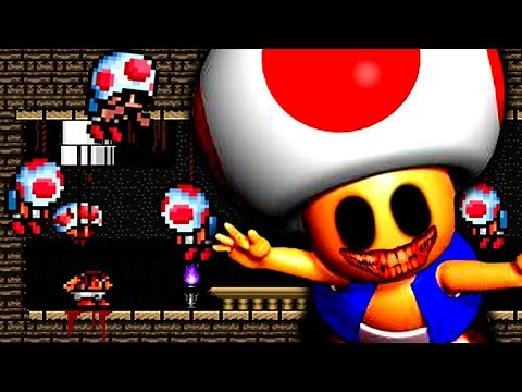 TOAD.EXE IS TRYING TO KILL MARIO IN THIS SCARY SUPER MARIO HORROR GAME [THE BLOODSTAINED MANSION]