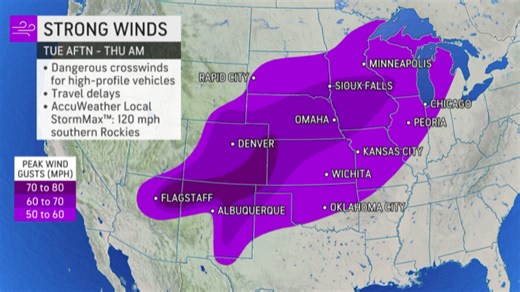 Potent storm to stir trouble across nation's midsection
