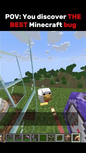 The BEST Minecraft Bug #minecraft #minecraftmemes
