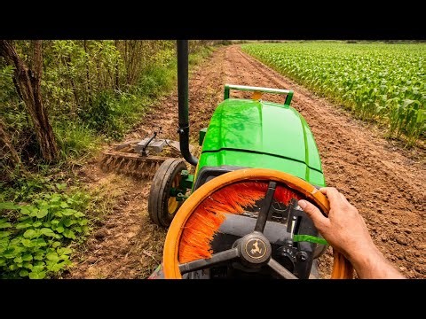 4K POV ASMR John Deere Tractor Farming | Field Work in Ultra HD