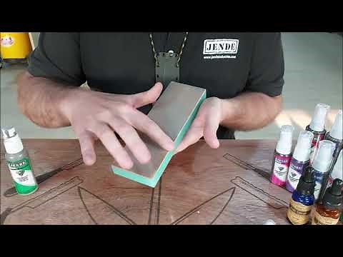 How to Load a Leather Knife Strop with Emulsions Part 1 - Jende Industries