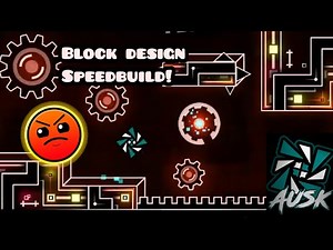 Starting a level! (Speedbuild #2) - Glow Style - AuSk Geometry Dash