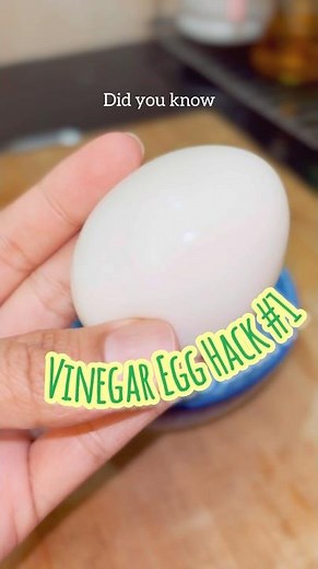 💡 Did You Know? #1 – The Vinegar Egg Hack🥚🍋